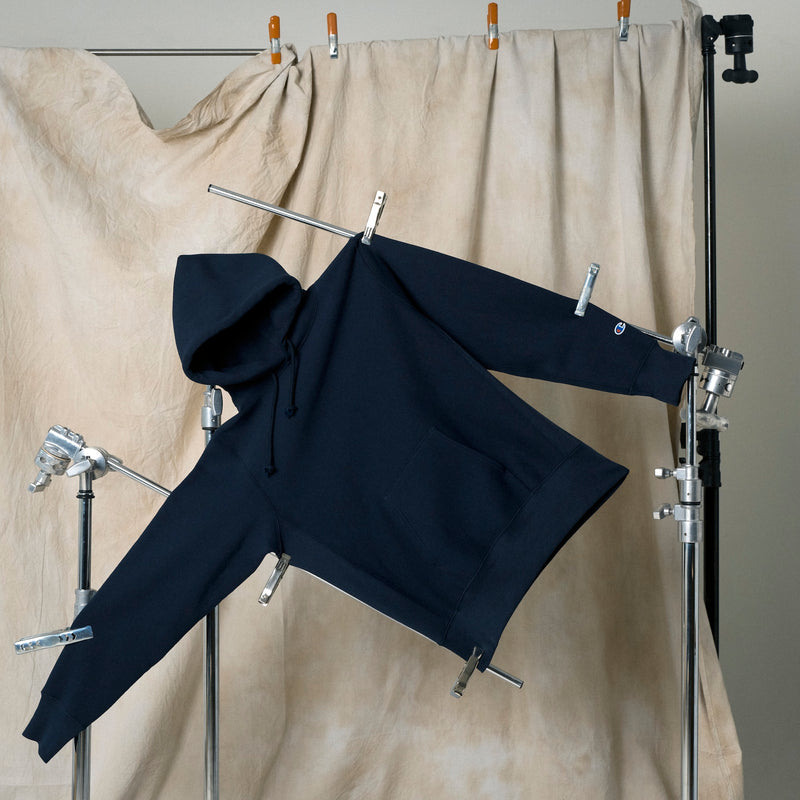 Champion USA Reverse Weave® Hooded Sweatshirt in Athletic Navy