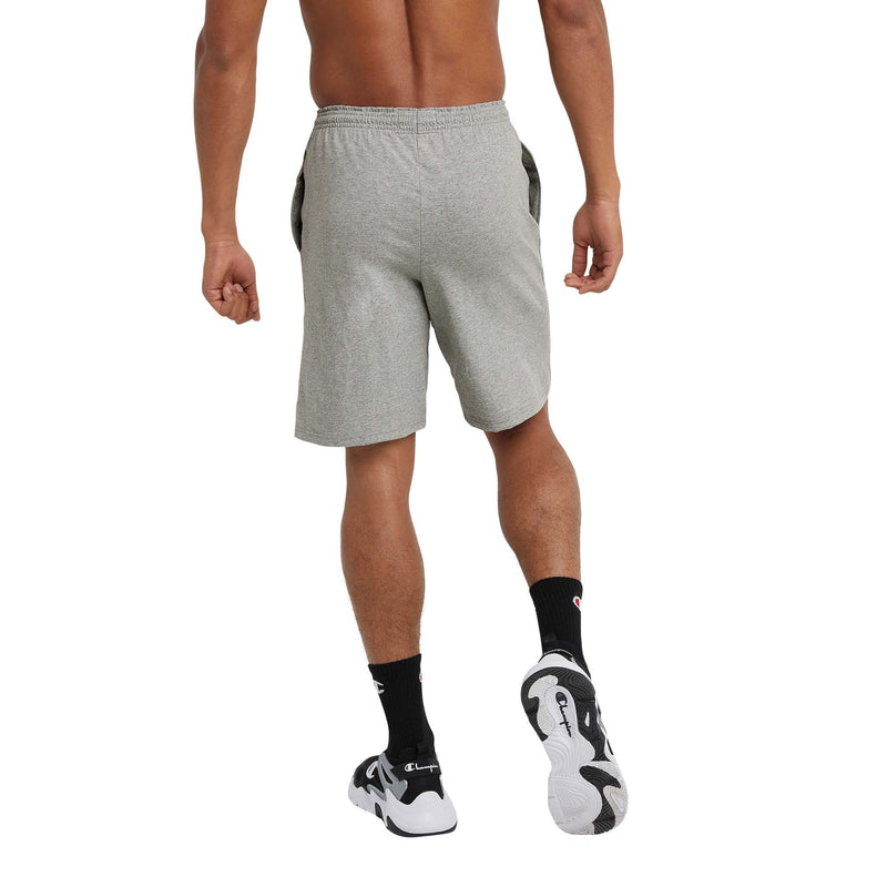 Champion 9" Lightweight Lounge Shorts, C Patch Logo in New Manhattan Mist Heather