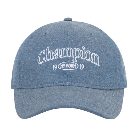 Champion Chambray Adjustable Cap in Blue